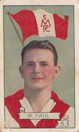 1934 Allen's VFL Footballers #8 William Faul Front
